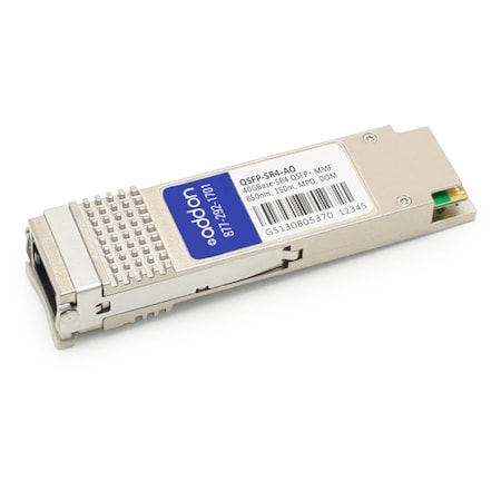 Add-On Addon Arista Networks Qsfp-Sr4 Compatible Taa Compliant 40Gbase-Sr4 QSFP-SR4-AO